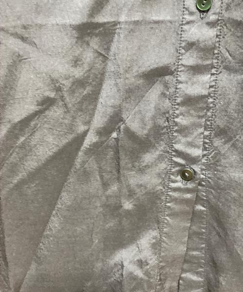 evam eva（エヴァムエヴァ）evam eva (エヴァムエヴァ) cupro silk shirts one piece ブラック サイズ:１の古着・服飾アイテム