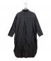 evam eva (エヴァムエヴァ) cupro silk shirts one piece ブラック サイズ:１：7000円