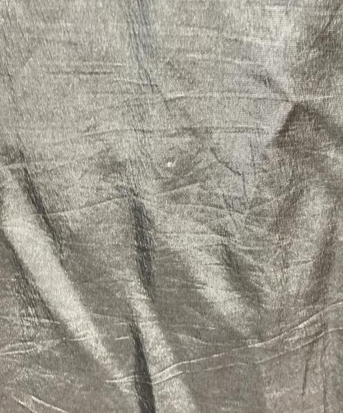 evam eva（エヴァムエヴァ）evam eva (エヴァムエヴァ) cupro silk shirts one piece ダークグレー サイズ:1の古着・服飾アイテム