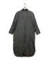 evam eva (エヴァムエヴァ) cupro silk shirts one piece ダークグレー サイズ:1：7000円
