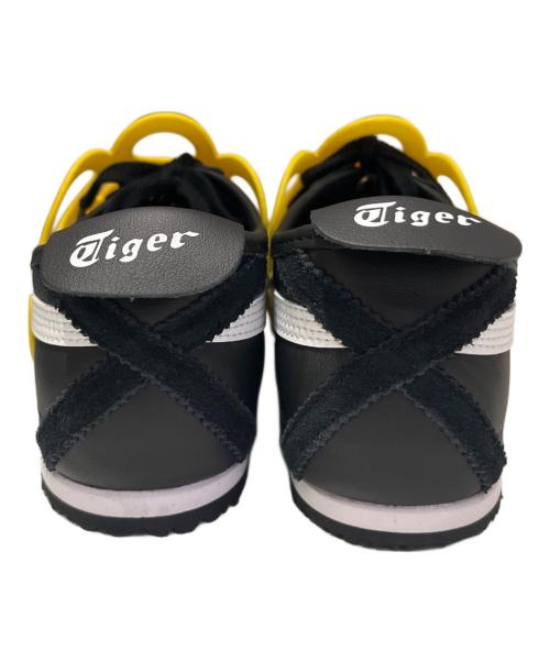Onitsuka Tiger（オニツカタイガー）Onitsuka Tiger (オニツカタイガー) COMME des GARCONS (コムデギャルソン) MEXICO 66 3Dモデリングパーツ ブラック×イエロー サイズ:26.5の古着・服飾アイテム