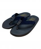 ISLAND SLIPPER×BROOKS BROTHERSアイランドスリッパ×ブルックスブラザーズ）の古着「トングサンダル」｜ネイビー