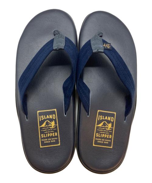 ISLAND SLIPPER（アイランドスリッパ）ISLAND SLIPPER (アイランドスリッパ) BROOKS BROTHERS (ブルックスブラザーズ) トングサンダル ネイビー サイズ:SIZE 9の古着・服飾アイテム