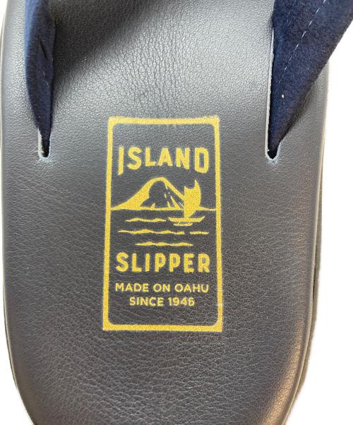 ISLAND SLIPPER（アイランドスリッパ）ISLAND SLIPPER (アイランドスリッパ) BROOKS BROTHERS (ブルックスブラザーズ) トングサンダル ネイビー サイズ:SIZE 9の古着・服飾アイテム