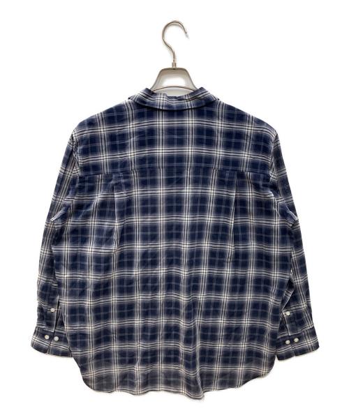 Spick and Span（スピック＆スパン）Spick and Span (スピック＆スパン) コットンボイルチェックシャツ ネイビー サイズ:FREEの古着・服飾アイテム