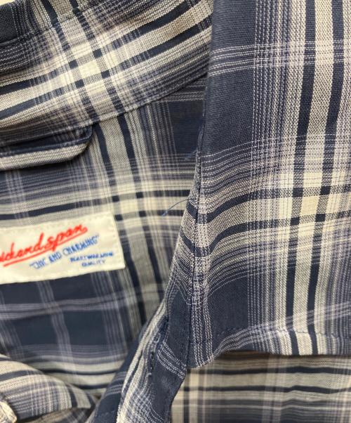 Spick and Span（スピック＆スパン）Spick and Span (スピック＆スパン) コットンボイルチェックシャツ ネイビー サイズ:FREEの古着・服飾アイテム