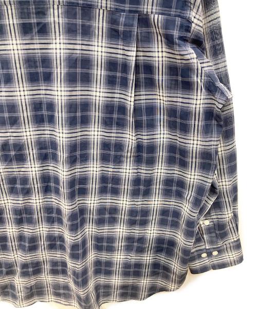 Spick and Span（スピック＆スパン）Spick and Span (スピック＆スパン) コットンボイルチェックシャツ ネイビー サイズ:FREEの古着・服飾アイテム