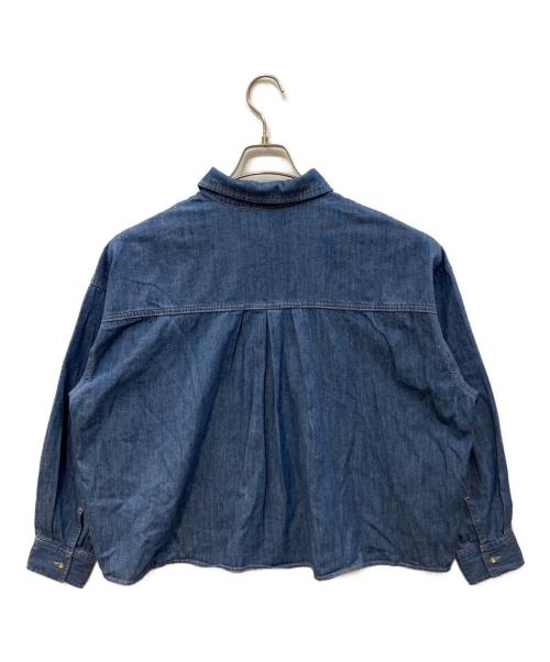 SHIPS（シップス）SHIPS (シップス) ライトオンス デニム ショート シャツ ブルー サイズ:FREEの古着・服飾アイテム