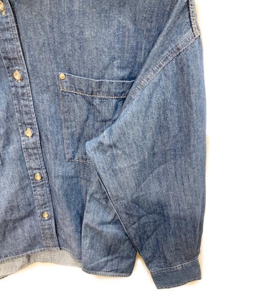 SHIPS（シップス）SHIPS (シップス) ライトオンス デニム ショート シャツ ブルー サイズ:FREEの古着・服飾アイテム
