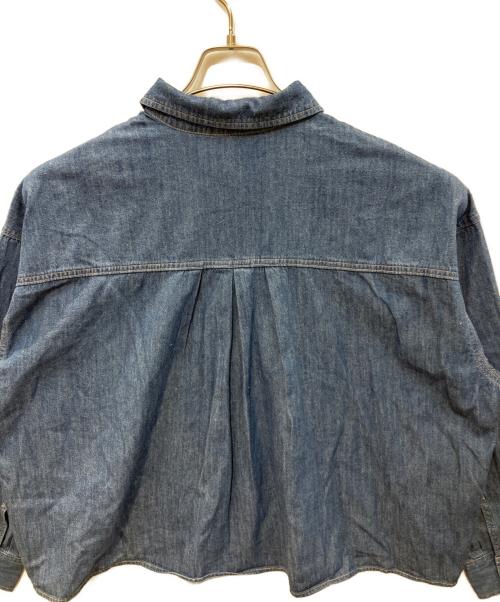 SHIPS（シップス）SHIPS (シップス) ライトオンス デニム ショート シャツ ブルー サイズ:FREEの古着・服飾アイテム