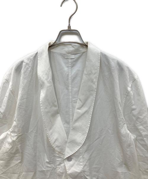 SEEALL（シーオール）SEEALL (シーオール) OVERSIZED SHAWL COLLAR ジャケット ホワイト サイズ:46の古着・服飾アイテム