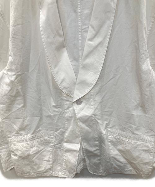 SEEALL（シーオール）SEEALL (シーオール) OVERSIZED SHAWL COLLAR ジャケット ホワイト サイズ:46の古着・服飾アイテム