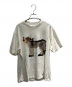 Wild Animalsワイルド アニマルズ）の古着「Wolf Goats T-Shirt」｜アイボリー