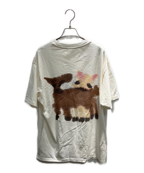 Wild Animals（ワイルド アニマルズ）Wild Animals (ワイルド アニマルズ) Wolf Goats T-Shirt アイボリー サイズ:Sの古着・服飾アイテム