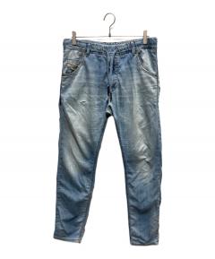 中古・古着通販】OFFWHITE (オフホワイト) バイアスデニムパンツ