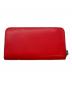 Kate Spade (ケイトスペード) ラウンドジップロングウォレット レッド×ホワイト×ネイビー：6000円