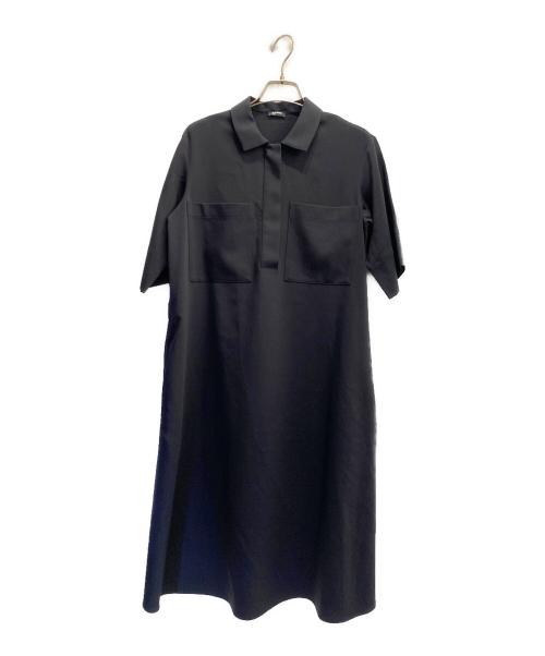 JIL SANDER NAVY（ジルサンダー ネイビー）JIL SANDER NAVY (ジルサンダー ネイビー) 半袖シャツワンピース ネイビー サイズ:32の古着・服飾アイテム