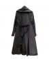 MaxMara (マックスマーラ) ベルテッド スプリング ロングコート/112104016 ブラック サイズ:36 未使用品：55000円