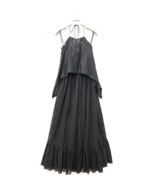 Lily Brown（リリーブラウン）Lily Brown (リリーブラウン) コットンレースワンピース ブラック サイズ:SIZE 1の古着・服飾アイテム