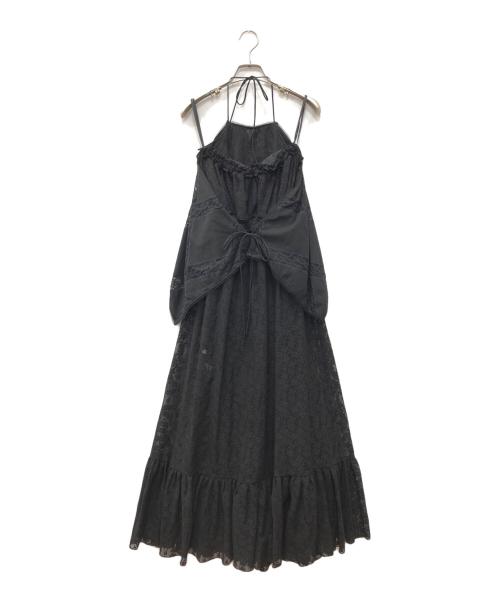 Lily Brown（リリーブラウン）Lily Brown (リリーブラウン) コットンレースワンピース ブラック サイズ:SIZE 1の古着・服飾アイテム