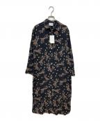 UNITED ARROWS TOKYOユナイテッドアローズトウキョウ）の古着「プリント シャツ ワンピース」｜ブラック