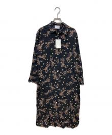 UNITED ARROWS TOKYO（ユナイテッドアローズトウキョウ）の古着「プリント シャツ ワンピース」｜ブラック