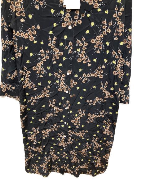UNITED ARROWS TOKYO（ユナイテッドアローズトウキョウ）UNITED ARROWS TOKYO (ユナイテッドアローズトウキョウ) プリント シャツ ワンピース ブラック サイズ:36 未使用品の古着・服飾アイテム