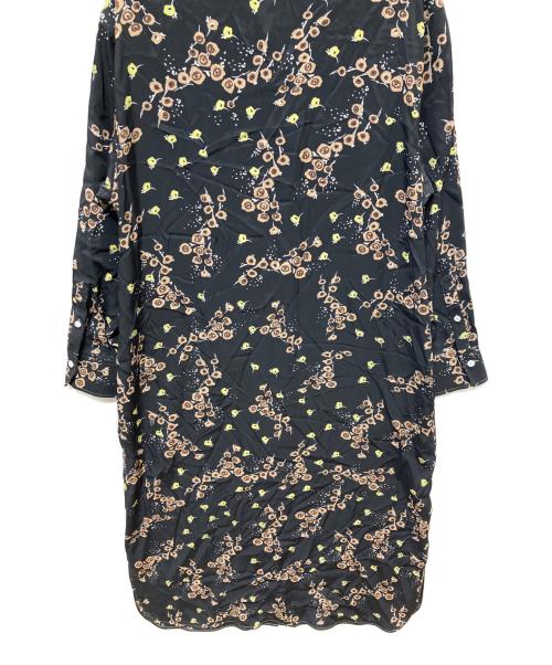 UNITED ARROWS TOKYO（ユナイテッドアローズトウキョウ）UNITED ARROWS TOKYO (ユナイテッドアローズトウキョウ) プリント シャツ ワンピース ブラック サイズ:36 未使用品の古着・服飾アイテム