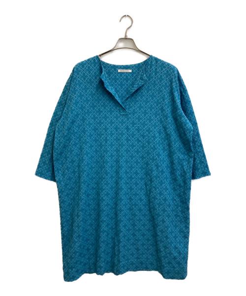 house of lotus（ハウスオブロータス）HOUSE OF LOTUS (ハウスオブロータス) エンブロイダリースキッパーワンピース ブルー サイズ:SIZE Mの古着・服飾アイテム