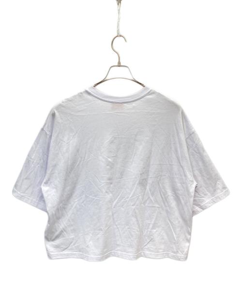 DIESEL（ディーゼル）DIESEL (ディーゼル) オーバルDロゴ クルーネックTシャツ ホワイト サイズ:XLの古着・服飾アイテム