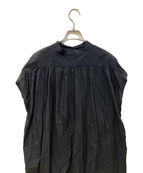 MEDE19F（メデジュウキュウ）MEDE19F (メデジュウキュウ) エンブロイダリーコットンワンピース ブラック サイズ:ＭＬの古着・服飾アイテム