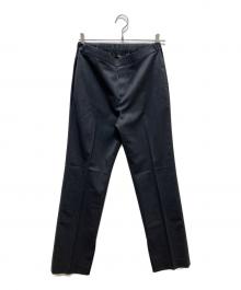 AP STUDIO（エーピーストゥディオ）の古着「Wool polyester Inside slit Pants」｜ネイビー