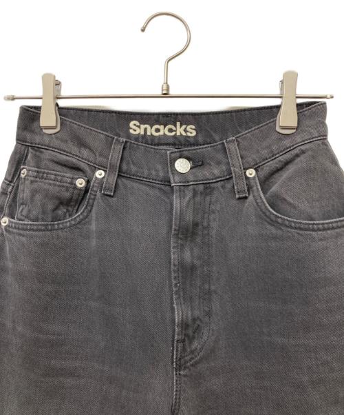 mother（マザー）mother (マザー) DOUBLE STACK ストレートレッグ ブラック サイズ:SIZE25の古着・服飾アイテム