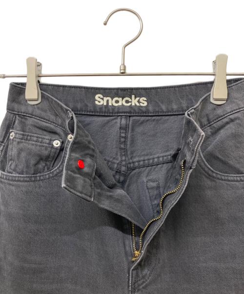 mother（マザー）mother (マザー) DOUBLE STACK ストレートレッグ ブラック サイズ:SIZE25の古着・服飾アイテム