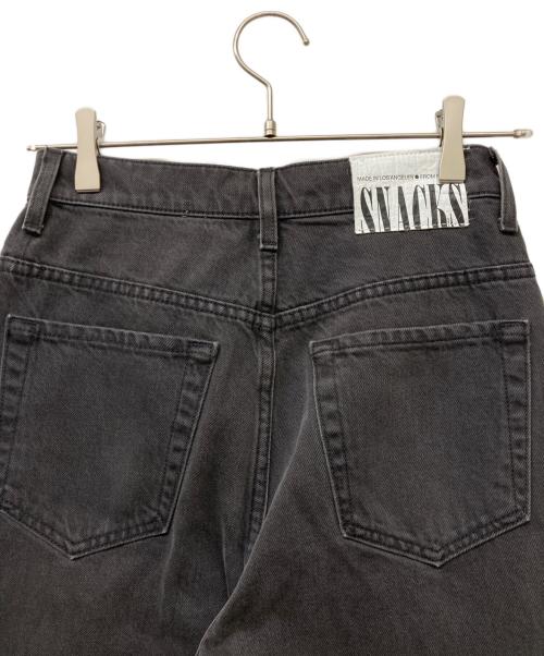 mother（マザー）mother (マザー) DOUBLE STACK ストレートレッグ ブラック サイズ:SIZE25の古着・服飾アイテム