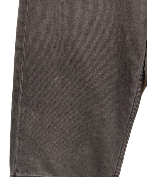 mother（マザー）mother (マザー) DOUBLE STACK ストレートレッグ ブラック サイズ:SIZE25の古着・服飾アイテム