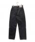 mother (マザー) DOUBLE STACK ストレートレッグ ブラック サイズ:SIZE25：5000円