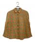 MACKINTOSH LONDON（マッキントッシュ ロンドン）の古着「アイリッシュリネンチェックシャツ」｜オレンジ×グリーン