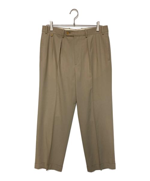 BERNARD ZINS（ベルナール ザンス）BERNARD ZINS (ベルナール ザンス) ツータックパンツ ベージュ サイズ:-の古着・服飾アイテム