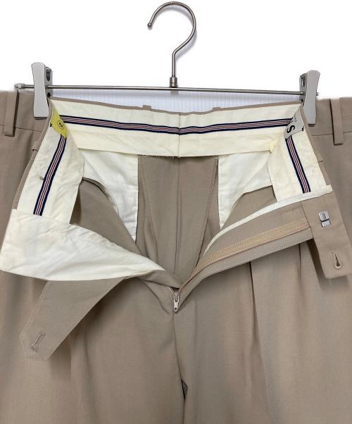 BERNARD ZINS（ベルナール ザンス）BERNARD ZINS (ベルナール ザンス) ツータックパンツ ベージュ サイズ:-の古着・服飾アイテム