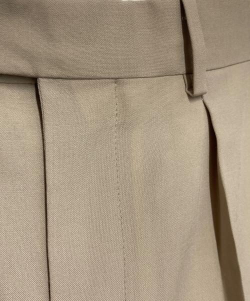 BERNARD ZINS（ベルナール ザンス）BERNARD ZINS (ベルナール ザンス) ツータックパンツ ベージュ サイズ:-の古着・服飾アイテム