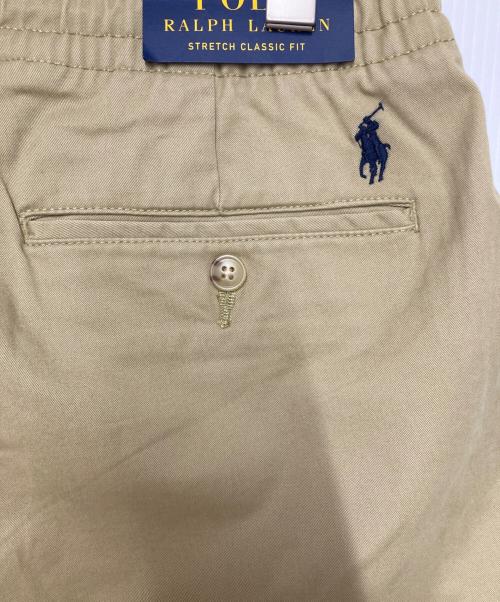 POLO RALPH LAUREN（ポロ・ラルフローレン）POLO RALPH LAUREN (ポロ・ラルフローレン) リラックスドフィットポロプレップスターパンツ ベージュ サイズ:M 未使用品の古着・服飾アイテム