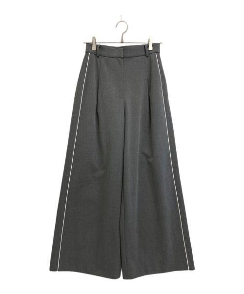 Snidel（スナイデル）Snidel (スナイデル) タックラインパンツ グレー サイズ:SIZE 1 未使用品の古着・服飾アイテム