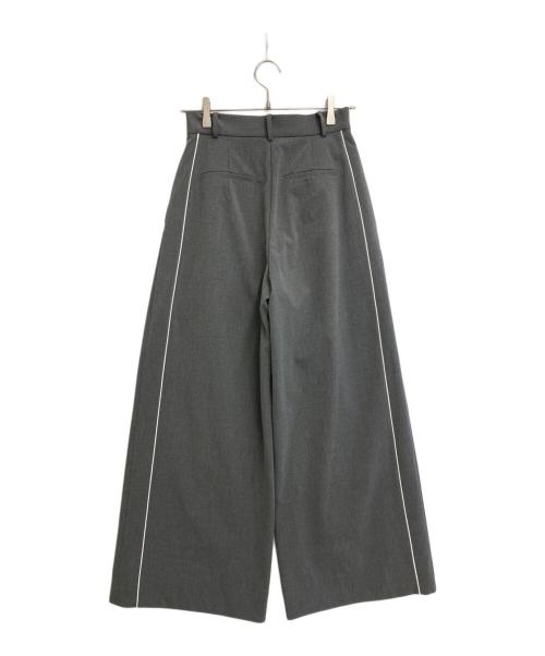Snidel（スナイデル）Snidel (スナイデル) タックラインパンツ グレー サイズ:SIZE 1 未使用品の古着・服飾アイテム