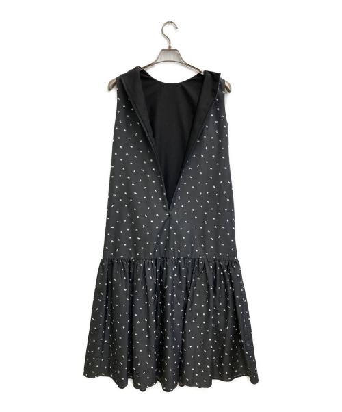 Loulou Willoughby（ルルウィルビー）Loulou Willoughby (ルルウィルビー) キカドットノースリワンピース ブラック サイズ:SIZE 1の古着・服飾アイテム