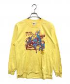 Hysteric Glamour×SONIC YOUTHヒステリックグラマー×ソニックユース）の古着「無敵戦隊ソニックユース Tシャツ」｜イエロー
