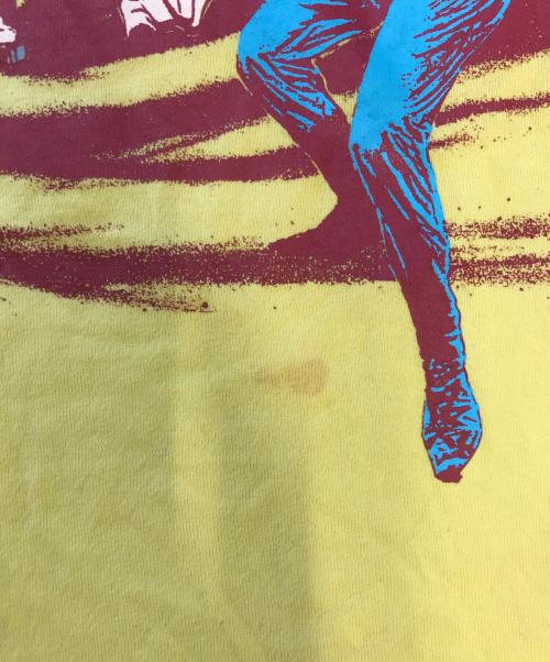 Hysteric Glamour（ヒステリックグラマー）Hysteric Glamour (ヒステリックグラマー) SONIC YOUTH (ソニックユース) 無敵戦隊ソニックユース Tシャツ イエロー サイズ:FREEの古着・服飾アイテム