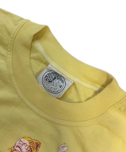 Hysteric Glamour（ヒステリックグラマー）Hysteric Glamour (ヒステリックグラマー) SONIC YOUTH (ソニックユース) 無敵戦隊ソニックユース Tシャツ イエロー サイズ:FREEの古着・服飾アイテム