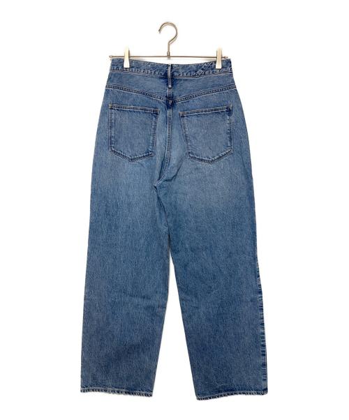 upper hights（アッパーハイツ）upper hights (アッパーハイツ) THE GARNET ハイライズワイドテーパード デニム ブルー サイズ:25の古着・服飾アイテム