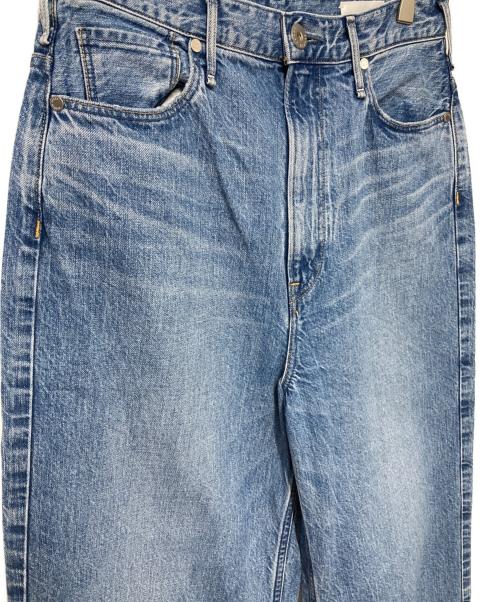 upper hights（アッパーハイツ）upper hights (アッパーハイツ) THE GARNET ハイライズワイドテーパード デニム ブルー サイズ:25の古着・服飾アイテム